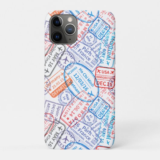 Coques Case-Mate iPhone icône de voyage (Dos)