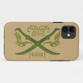 Coques Case-Mate iPhone Icône des gardes elfes de Mirkwood (Dos (Horizontal))