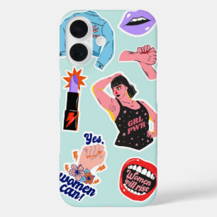 Coques iPhone 16 Icône féministe Les femmes augmenteront l'autonomi