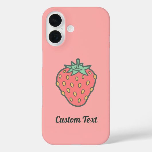 Coques Case-Mate iPhone Icône fraise (Verso)