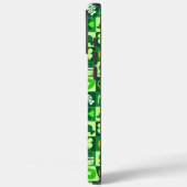 Coques Case-Mate iPhone Icônes de la Saint-Patrick Motif sans couture (Verso / Gauche)