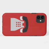 Coques Case-Mate iPhone Iconic Red Retro Phone sur n'importe quelle couleu (Dos (Horizontal))