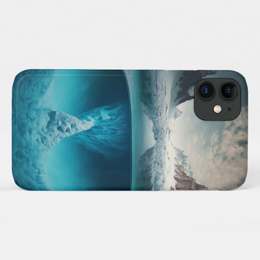 Coques Case-Mate iPhone Icy Mountain View (Dos (Horizontal))