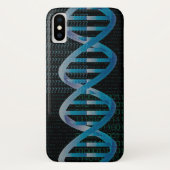 Coques Case-Mate iPhone ID ADN Bleu Science Moderne Cool (Dos)