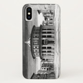 Coques Case-Mate iPhone IDÉAL VILLE Renaissance Architecture Noir Blanc (Dos)