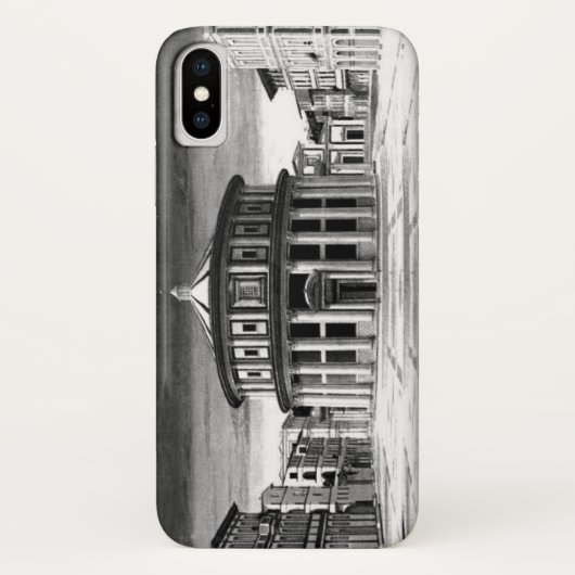 Coques Case-Mate iPhone IDÉAL VILLE Renaissance Architecture Noir Blanc (Dos)