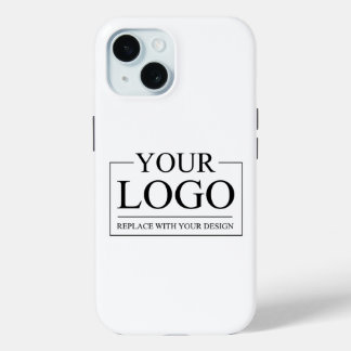 Coque Pour iPhone 15 Idée personnalisée du Mariage Ajouter un logo