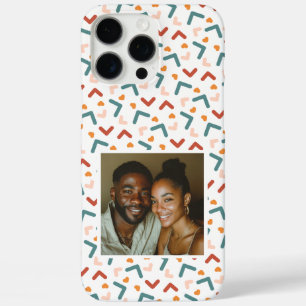Coques iPhone 16 Pro Max Idées de cadeaux de Noël originaux Memphis Pattern