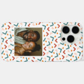 Coques Case-Mate iPhone Idées de cadeaux de Noël originaux Memphis Pattern (Verso (horizontal))