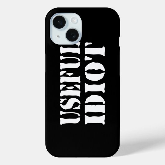 COQUES Case-Mate iPhone IDIOT UTILE (Verso)