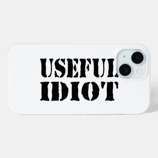 COQUES Case-Mate iPhone IDIOT UTILE (Verso (horizontal))