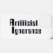 Coques Case-Mate iPhone Ignorance artificielle (Verso (horizontal))