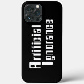 Coques Case-Mate iPhone Ignorance artificielle Coque-coque iphone de maté (Verso)