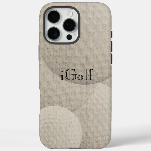 Coques Case-Mate iPhone iGolf pour les amateurs de golf (Verso)