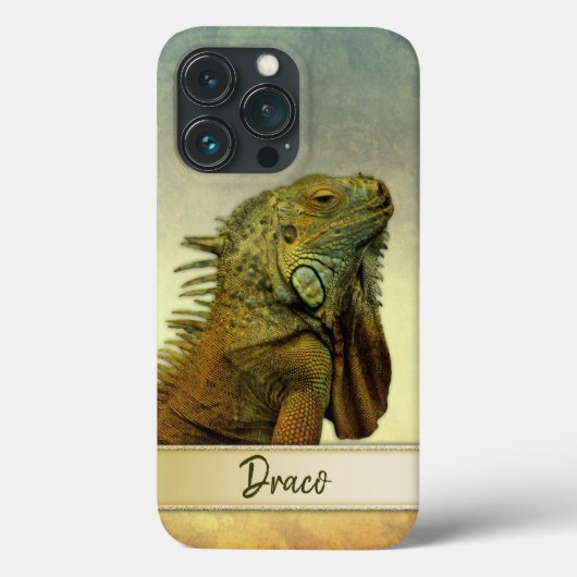 Coques Case-Mate iPhone Iguana Vert Personnalisable (Verso)
