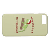 Coques Case-Mate iPhone Iguana Vous Souhaite Un Joyeux Noël (Dos (Horizontal))