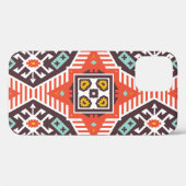 Coques Case-Mate iPhone Ikat Aztec : Textes à rayures ethniques (Verso (horizontal))