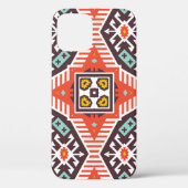Coques Case-Mate iPhone Ikat Aztec : Textes à rayures ethniques (Verso)