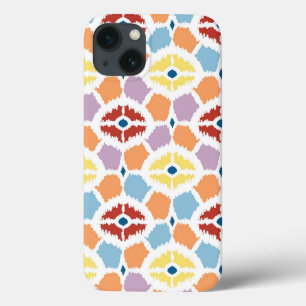 Case-Mate iPhone Case Ikat coloré de diamants géométrique