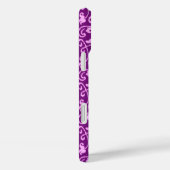 Coques Case-Mate iPhone Ikat Floral Damask - Orchidée et violet (Verso / Droite)
