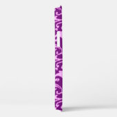 Coques Case-Mate iPhone Ikat Floral Damask - Orchidée et violet (Verso / Droite)