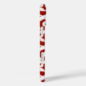 Coques Case-Mate iPhone Ikat Moorish Damask - rouge foncé et blanc (Verso / Droite)
