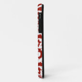 Coques Case-Mate iPhone Ikat Moorish Damask - rouge foncé et blanc (Dos/Gauche)