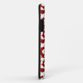 Coques Case-Mate iPhone Ikat Moorish Damask - rouge foncé et blanc (Dos/Droite)