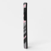 Coques Case-Mate iPhone Ikat rose et gris Chevron (Dos/Gauche)