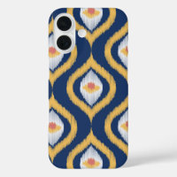 Ikat Series Ogee Blue
