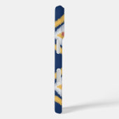 Coques Case-Mate iPhone Ikat Series Ogee Blue (Verso / Droite)