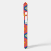 Coques Case-Mate iPhone Ikat Series Ogee Blue-Orange (Verso / Gauche)