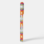 Coques Case-Mate iPhone Ikat Series Ogee Blue-Orange (Verso / Droite)