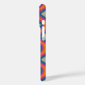 Coques Case-Mate iPhone Ikat Series Ogee Orange Blue (Verso / Gauche)