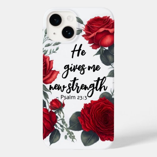 Coques Case-Mate iPhone Il Me Donne Une Nouvelle Force (Verso)