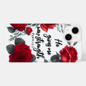 Coques Case-Mate iPhone Il Me Donne Une Nouvelle Force (Verso (horizontal))