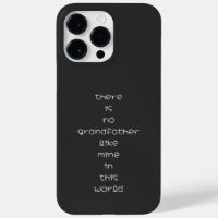 il n'y a pas de grand-père comme le mien dans ce m