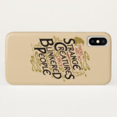 Coques Case-Mate iPhone Il N'Y A Pas D'Étrange Créatures (Dos (Horizontal))