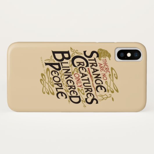 Coques Case-Mate iPhone Il N'Y A Pas D'Étrange Créatures (Dos (Horizontal))