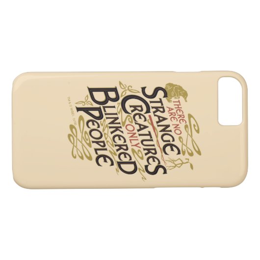 Coques Case-Mate iPhone Il N'Y A Pas D'Étrange Créatures (Dos (Horizontal))