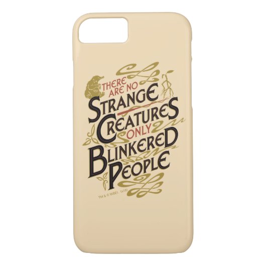 Coques Case-Mate iPhone Il N'Y A Pas D'Étrange Créatures (Dos)