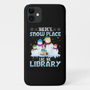 Case-Mate iPhone Case Il y a un endroit de neige comme la bibliothèque N