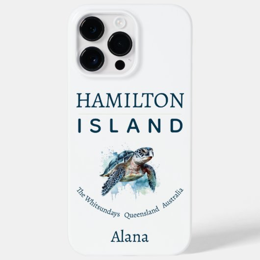 Coques Case-Mate iPhone Île Custom Hamilton (Verso)