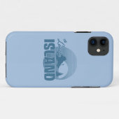 Coques Case-Mate iPhone Île de Dookie - bleu (Dos (Horizontal))