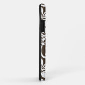 COQUES Case-Mate iPhone ÎLE PLUMERIA (CAFÉ BROWN) (Dos/Droite)