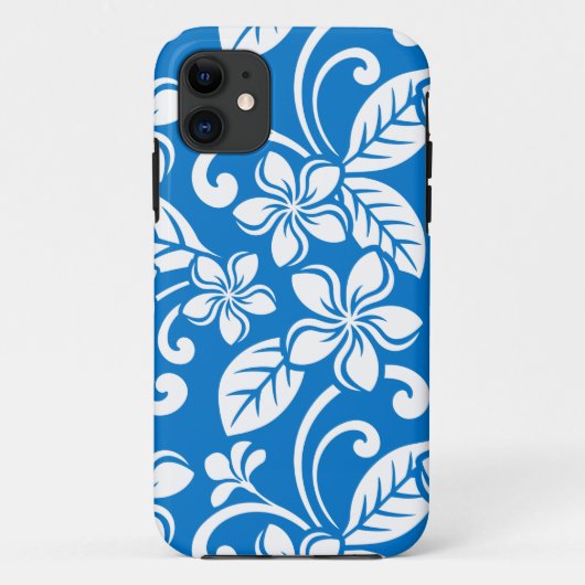 COQUES Case-Mate iPhone ÎLE PLUMERIA (CIEL BLEU) (Dos)