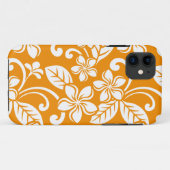 COQUES Case-Mate iPhone ÎLE PLUMERIA (ORANGE) (Dos (Horizontal))