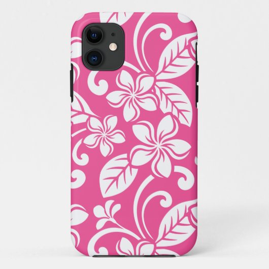 COQUES Case-Mate iPhone ÎLE PLUMERIA (PÊCHE ROSE) (Dos)