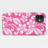 COQUES Case-Mate iPhone ÎLE PLUMERIA (PÊCHE ROSE) (Dos (Horizontal))