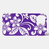 COQUES Case-Mate iPhone ÎLE PLUMERIA (PURPLE) (Verso (horizontal))